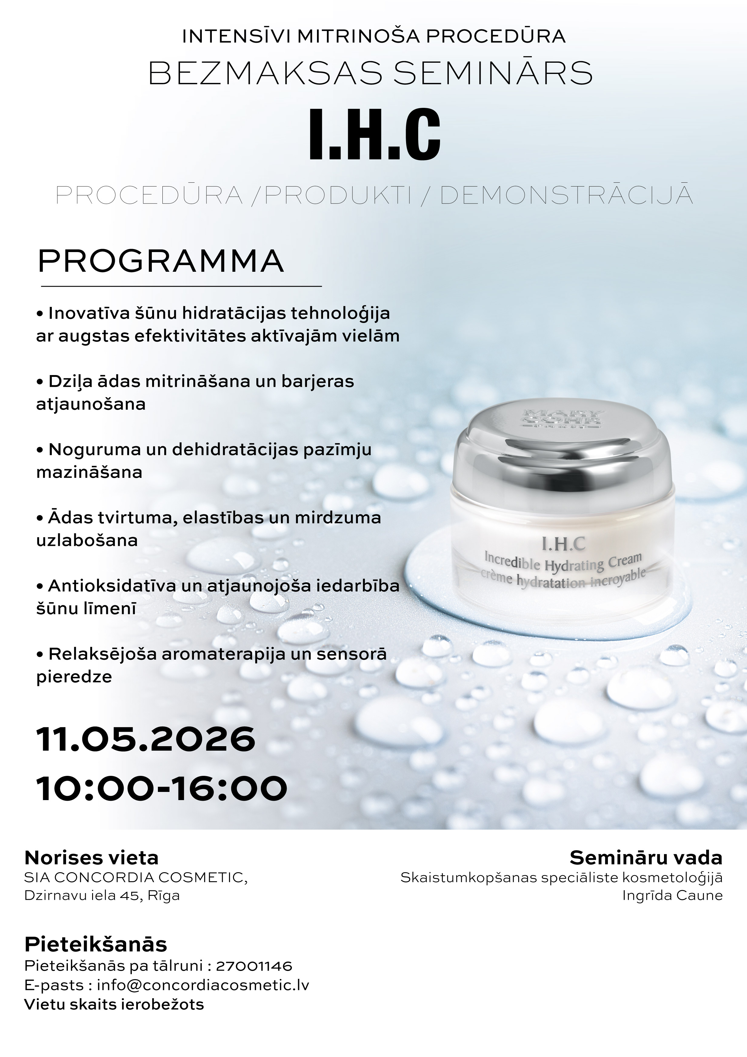 11 05 2026 mary cohr IHC PARASTAIS SEMINARS