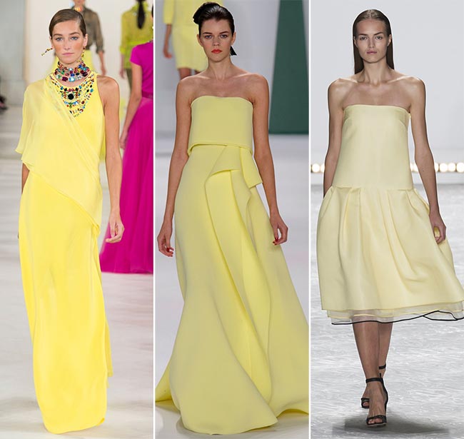 spring summer 2015 color trends custard yellow fashionisers