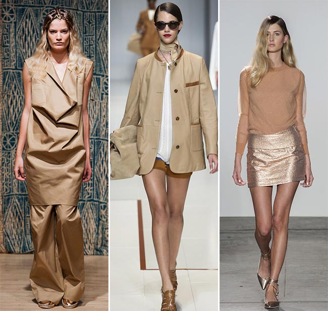 spring summer 2015 color trends toasted almond fashionisers