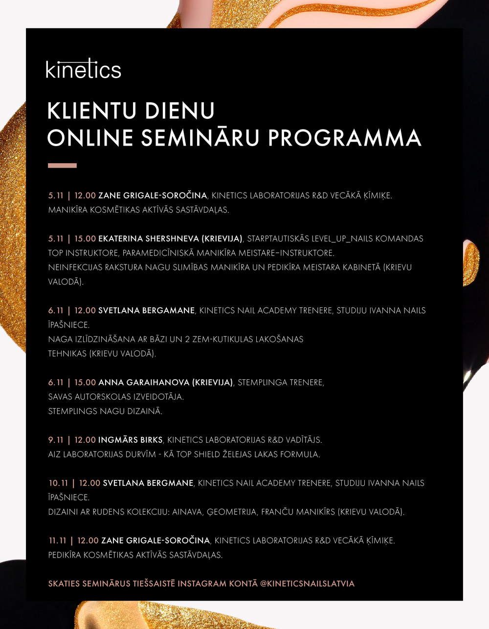 KINETICS KLIENTUDIENAS PROGRAMMA