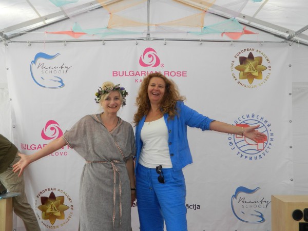 Светлана Шабалина и директор школы Beauty School Инесса Цируле