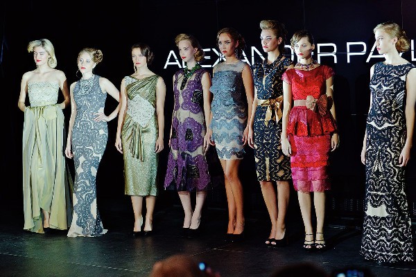 dizainera Aleksandra Pavlova (“Create in Riga” frizūras) lieliskā kleitu kolekcija „Mežģīnes”