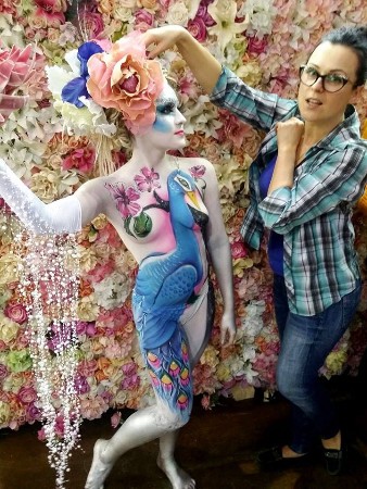 Anna Zīriņa - 2. vieta Body-Art. Modele - Alisa Murr. Paldies manai modelei Alisai par pirmreizīgu defilē un nesalaužamu garu, kurš palīdzēja man šajā garajā un sarežģītajā dienā!