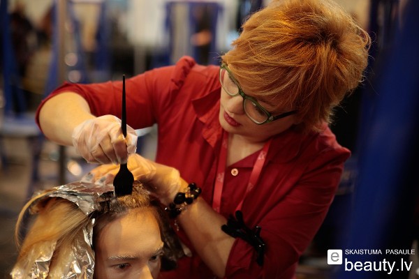 Anastasija Raubiška-Halecka, salons„ Timils”. Piedalījās kategorijā «Color Vision» Trend Vision Award